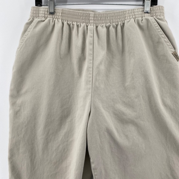 Chic Collection Shorts Women's 18  Stretch Elastic Waist Pull on Denim Bermuda - Picture 2 of 11